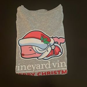 Vineyard vines long sleeve women’s merry christmas whale shirt
